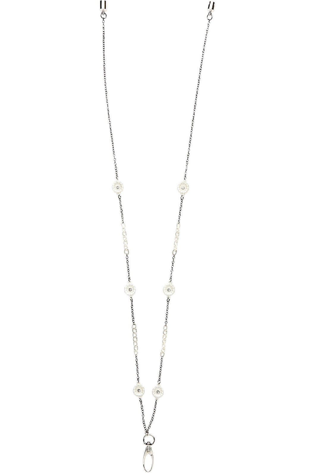 DAISY Fashion ID Necklace In Silver